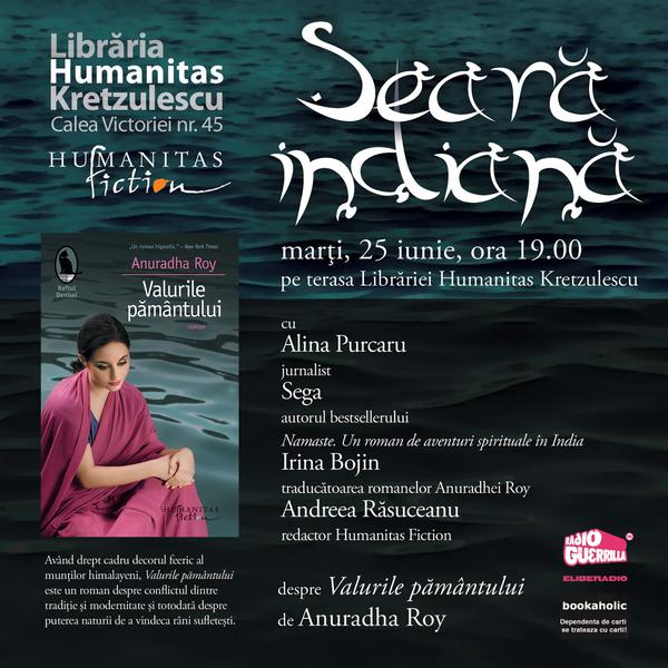 Seara indiana: Valurile pământului de Anuradha Roy, Foto: Afis