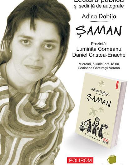 Adina Dabija: Saman, Foto: Polirom