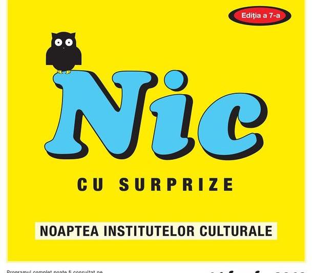 Noaptea Institutelor Culturale, Foto: Afis