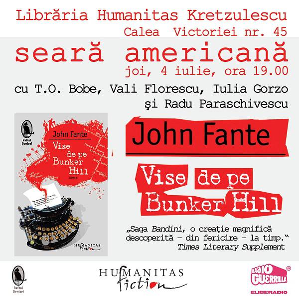 Vise de pe Bunker Hill, de John Fante, Foto: Librariile Humanitas