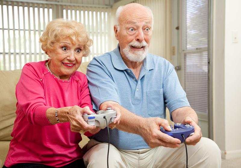 Old-school-gamers, Foto: Hotnews