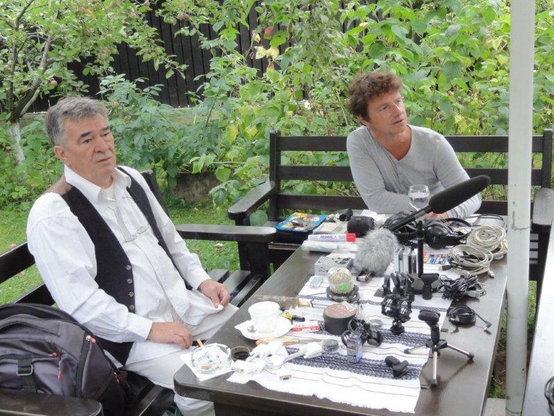 Producatorul Dan Nutu si profesorul Jeroen Berkvens, Foto: Aristoteles Workshop