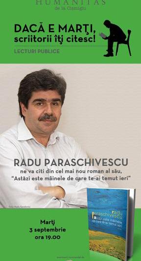 Seri de lectura cu Radu Paraschivescu, Foto: Librariile Humanitas