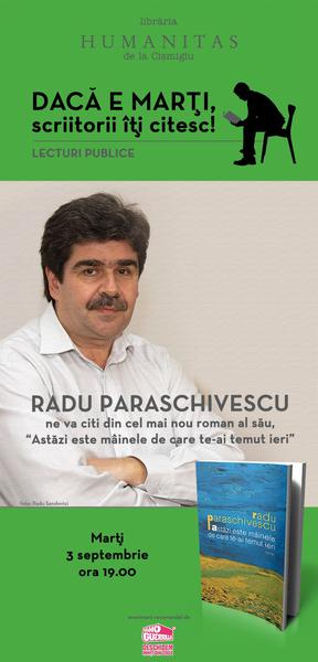 Seri de lectura cu Radu Paraschivescu, Foto: Librariile Humanitas