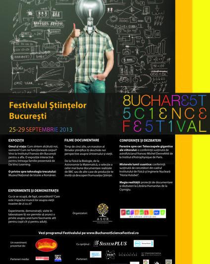 Afisul Bucharest Science Festival , Foto: Bucharest Science Festival