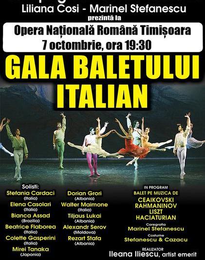 Gala Baletului Italian , Foto: Afis