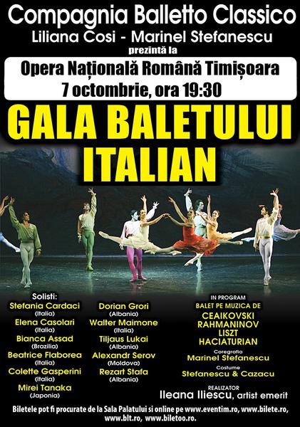 Gala Baletului Italian , Foto: Afis