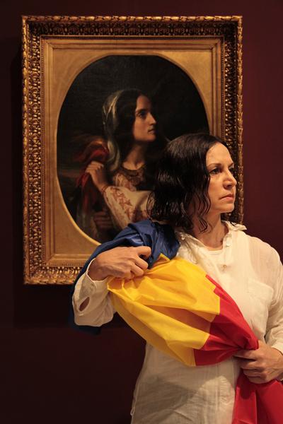 Magda Cârneci, Mitul național și eu (1Low), 2013. Foto Aurora Kiraly., Foto: Victoria Art Center