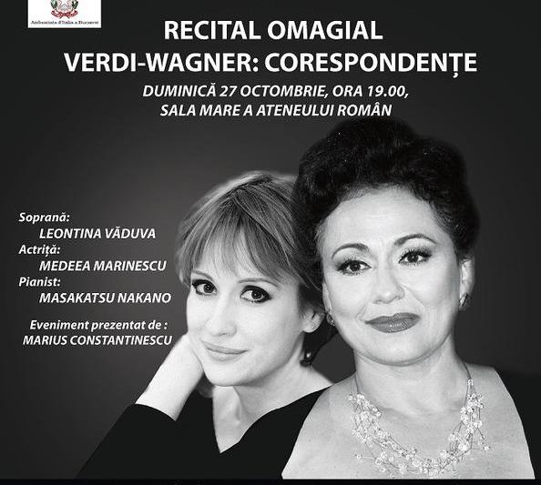 Recital Leontina Vaduva si Medeea Marinescu, Foto: Afis