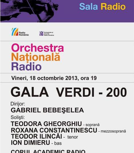 Gala Verdi 200, Foto: Afis concert