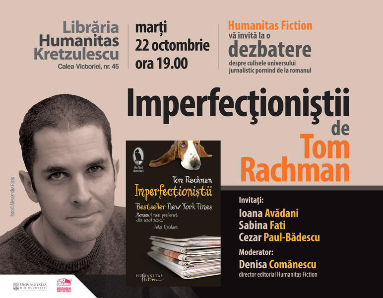 Dezbatere despre culisele universului jurnalistic, Foto: Librariile Humanitas