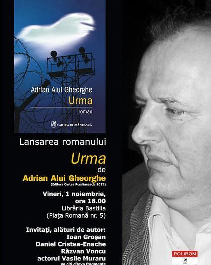 Urma, de Adrian Alui Gheorghe, Foto: Cartea Romaneasca