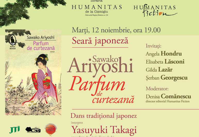 Seara japoneza dedicata lui Sawako Ariyoshi, Foto: Librariile Humanitas