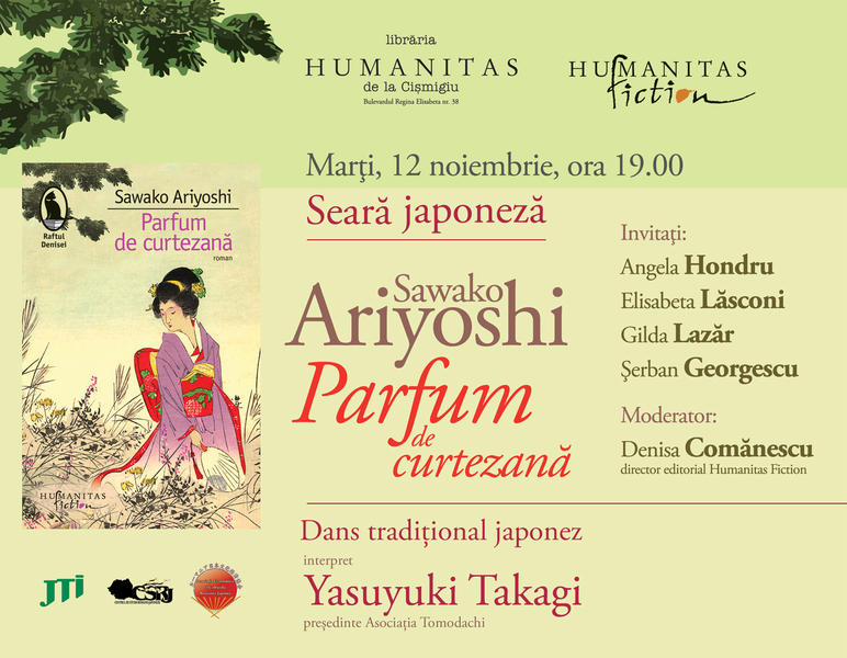 Seara japoneza dedicata lui Sawako Ariyoshi, Foto: Librariile Humanitas