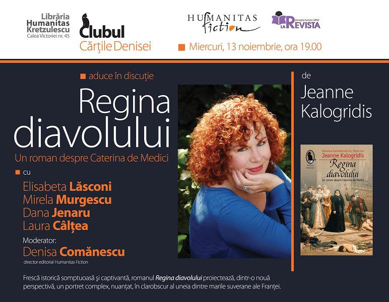 Cartile Denisei: 'Regina diavolului' de Jeanne Kalogridis, Foto: Librariile Humanitas