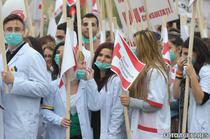 Protest al medicilor (arhiva), Foto: Agerpres