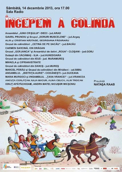 Colinde traditionale 'Incepem a colinda', Foto: Afis