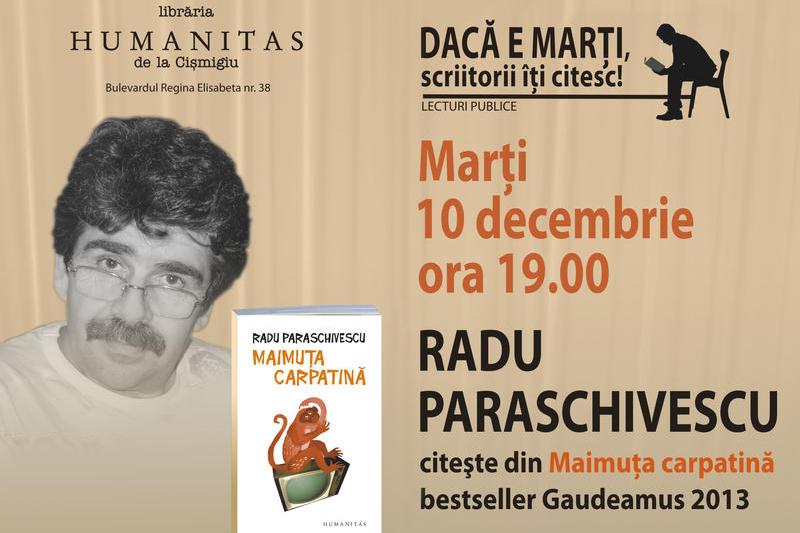 Maimuta carpatina, de Radu Paraschivescu, Foto: Humanitas