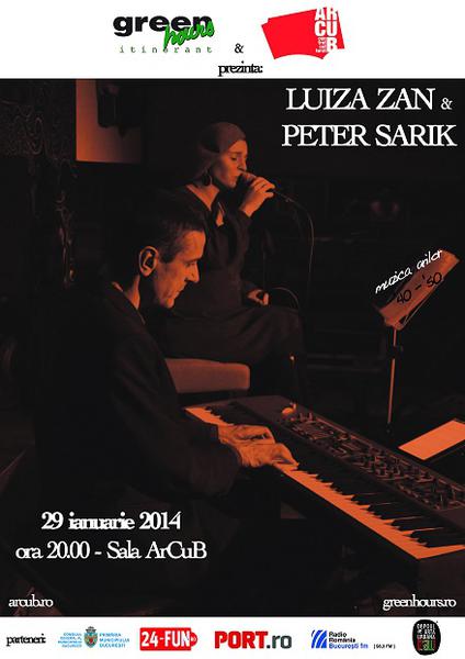 Luiza Zan si Peter Sarik, Foto: Afis concert