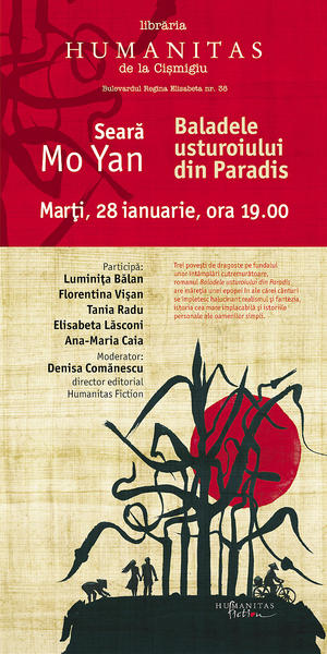 Mo Yan: "Baladele usturoiului din Paradis", Foto: Librariile Humanitas