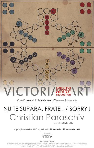 NU TE SUPARA, FRATE! / SORRY!, Foto: Afis expozitie