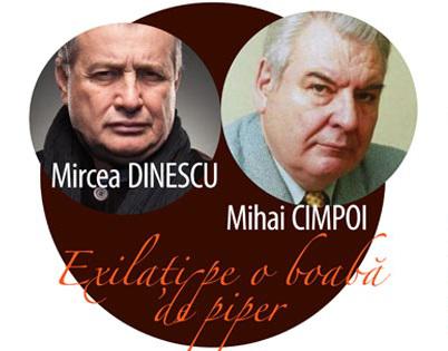 Punti paralele: Mircea Dinescu si Mihai Cimpoi, Foto: ICR Chisinau