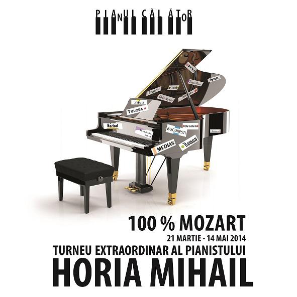 Turneul Pianul Calator, Foto: Afis