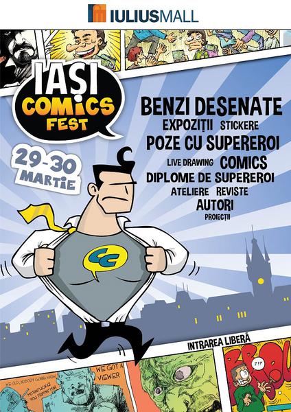 Iasi ComicsFest 2014, Foto: Afis festival