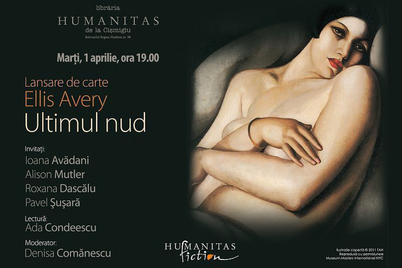 Ultimul nud, de Ellis Avery, Foto: Librariile Humanitas