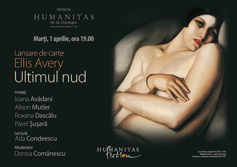 Ultimul nud, de Ellis Avery, Foto: Librariile Humanitas