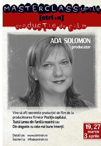 Masterclass Ada Solomon, Foto: Control N