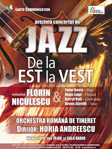 Jazz de la Est-Vest, Foto: Afis concert