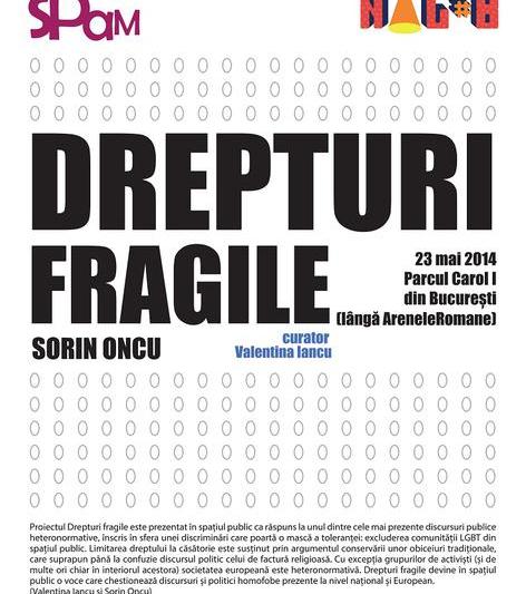 Drepturi Fragile, de Sorin Oncu, Foto: Afis expozitie