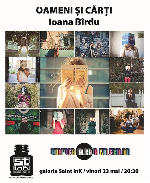 Ioana Birdu: Oameni si Carti, Foto: Afis expozitie