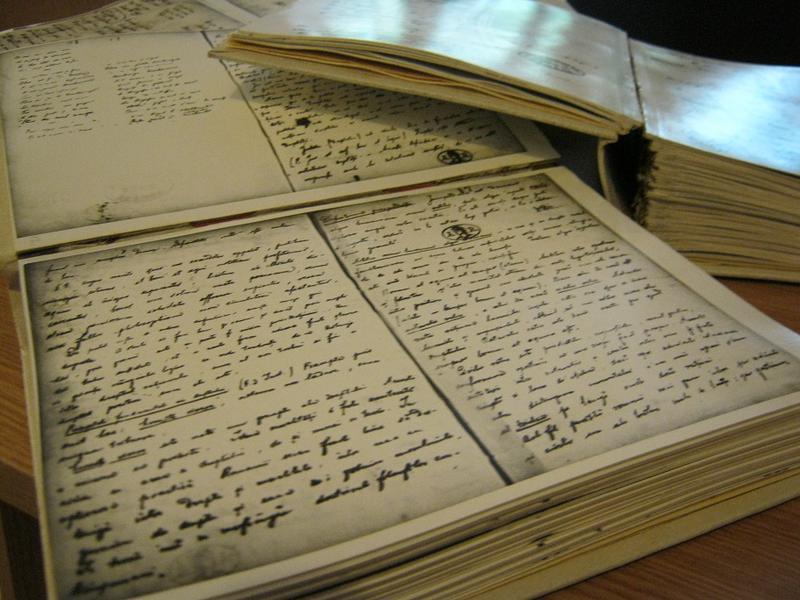 Manuscrise Eminescu, Foto: Muzeul Literaturii Romane Iasi
