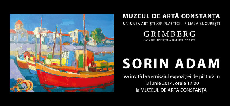 Expozitie Sorin Adam , Foto: Afis