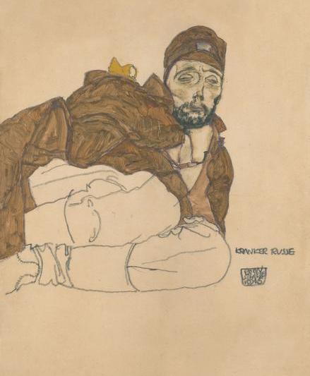 Egon Schiele_Rus bolnav © Leopold Museum Wien, Foto: Compress