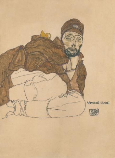 Egon Schiele_Rus bolnav © Leopold Museum Wien, Foto: Compress