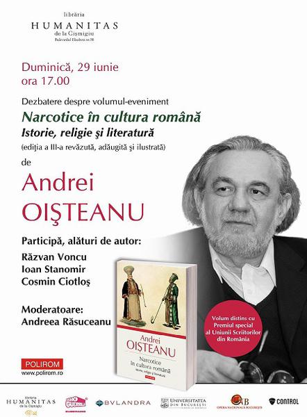 Narcotice in cultura romana, de Andrei Oisteanu, Foto: Polirom