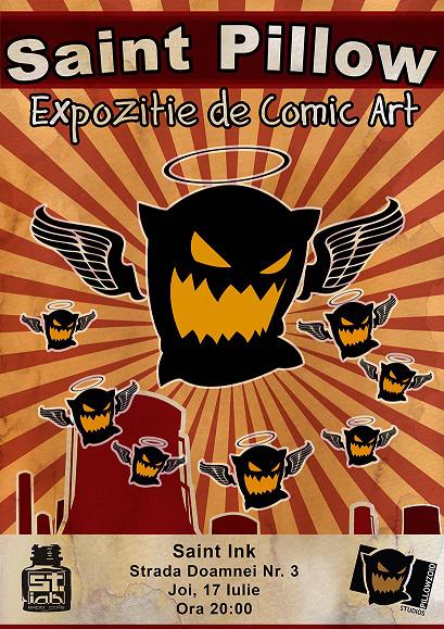 Expozitie Saint Pillow, Foto: Afis expozitie