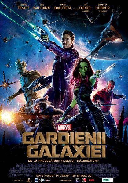 Filmul Gardienii Galaxiei, Foto: Afis