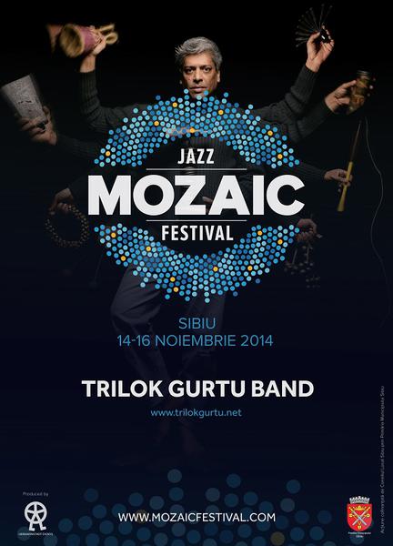 Trilok Gurtu la Mozaic Jazz Festival, Foto: Afis