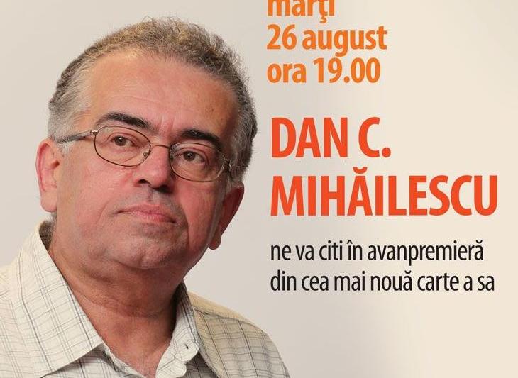 Lectura cu Dan C Mihailescu, Foto: Humanitas