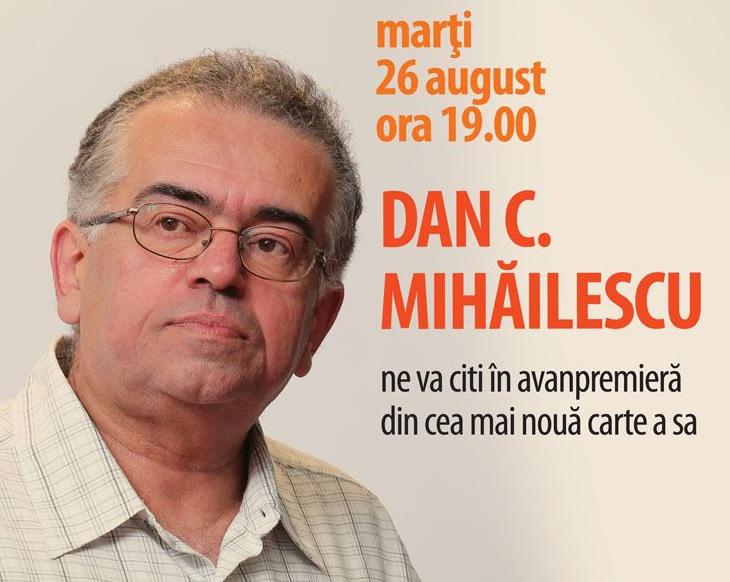 Lectura cu Dan C Mihailescu, Foto: Humanitas