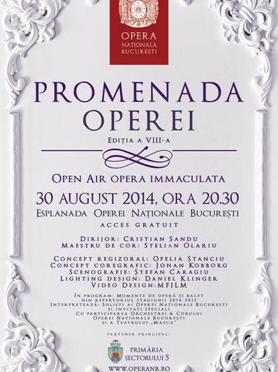 Promenada Operei 2014, Foto: Afis