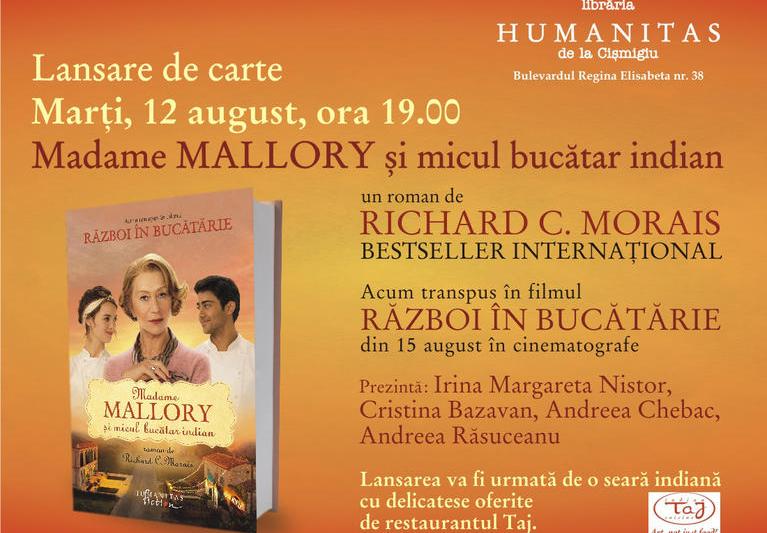 Madame Mallory i micul buctar indian de Richard C. Morais, Foto: Humanitas