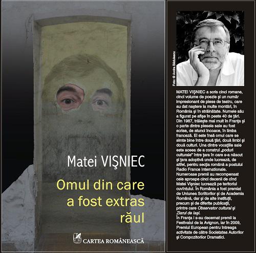 "Omul din care a fost extras raul", de Matei Visniec, Foto: Coperta carte