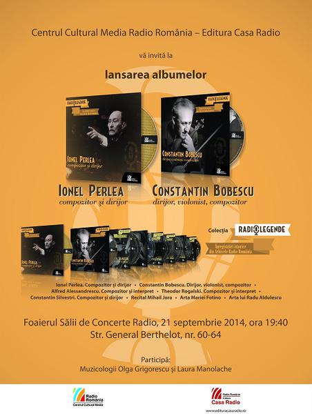 RadioLegende: Ionel Perlea si Constantin Bobescu, Foto: Editura Casa Radio