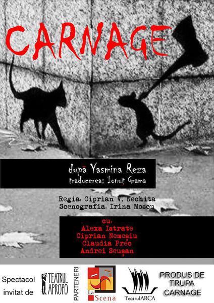 Carnage, Foto: Afisul spectacolului