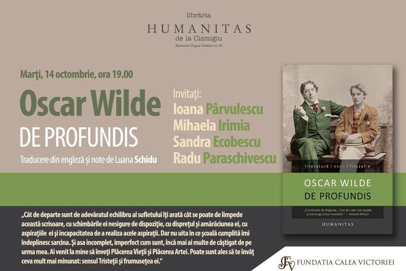 Dezbatere: "De Profundis", de Oscar Wilde, Foto: Afis